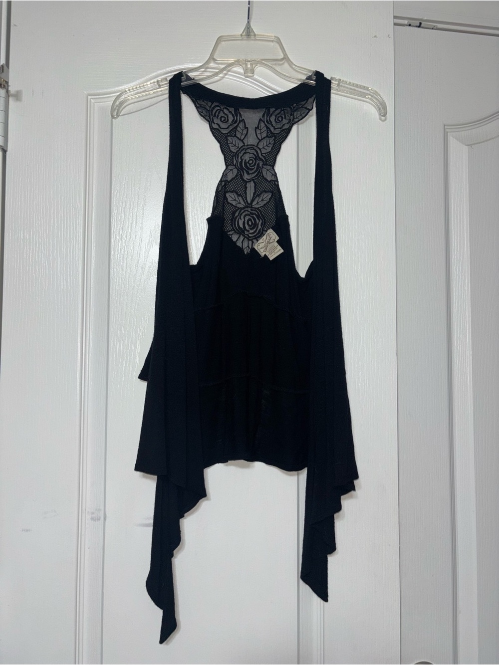 Black rose coverup shirt